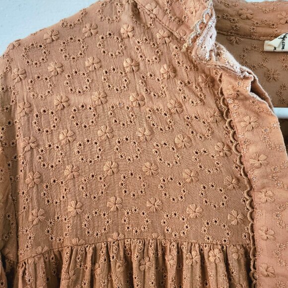 5 For $50🔥 Ruffle Sleeve Tier Tunic Or Dress, Flowy Shift Babydoll - Picture 6 of 6